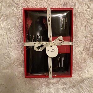 CLOSE OUT! NEW IN BOX! Rae Dunn SAKE SIP SIP Set